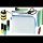 HERMA Reißverschlussbeutel DIN A5 transparent/blau, 1 St.