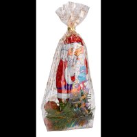 folia Zellglas-Bodenbeutel Mond und Sterne gold 18,0 x...