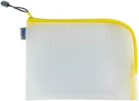 HERMA Reißverschlussbeutel DIN A5 transparent/gelb, 1 St.