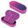 herlitz Schlampermäppchen befüllt Dip Dye pink/purple, 21,5 x 9,5 cm