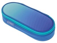 herlitz Schlampermäppchen befüllt Dip Dye blau/türkis, 21,5 x 9,5 cm