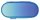 herlitz Schlampermäppchen befüllt Dip Dye blau/türkis, 21,5 x 9,5 cm