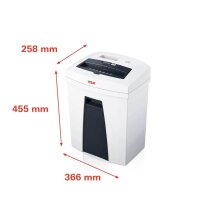 HSM SECURIO C16 Aktenvernichter mit Streifenschnitt P-2,...