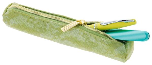 herlitz Schlampermäppchen Bright Animals grün, 21,0 x 4,0 cm