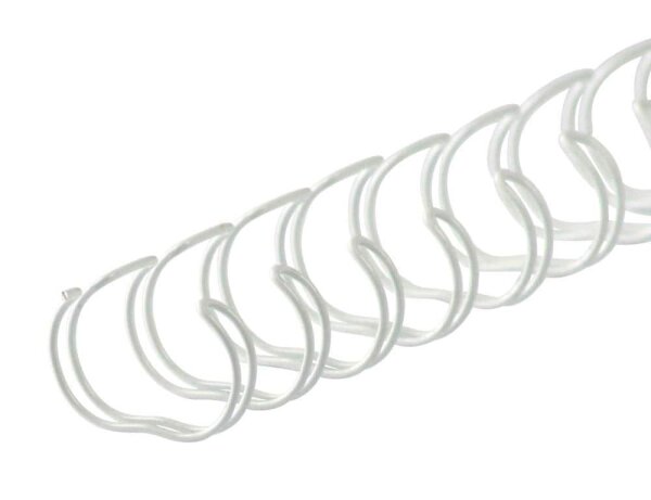 LMG Drahtbinderücken weiß für 100 Blatt, 50 St.