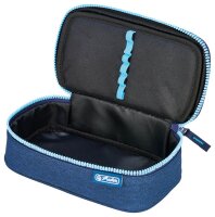 herlitz Schlampermäppchen beatBox ABC blau/türkis, 22,5 x 12,0 cm