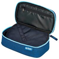 herlitz Schlampermäppchen beatBox ABC blau/türkis, 22,5 x 12,0 cm