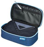 herlitz Schlampermäppchen beatBox ABC blau/türkis, 22,5 x 12,0 cm