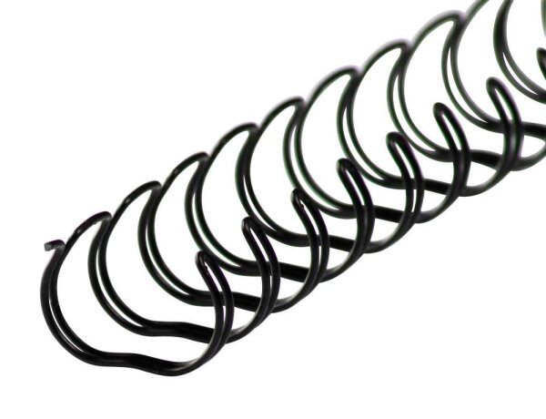 LMG Drahtbinderücken schwarz für 100 Blatt, 50 St.