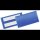 DURABLE Etikettentaschen blau 10,0 x 3,8 cm, 50 St.