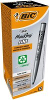 BIC ECOlutions Öko Permanentmarker schwarz 1,0 mm, 1 Set