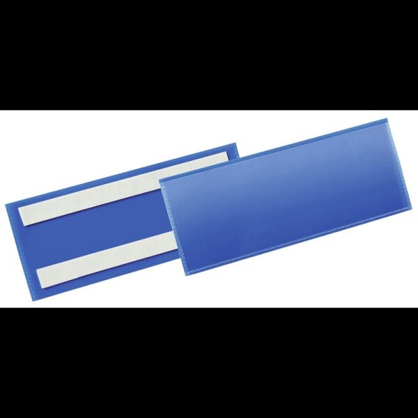 DURABLE Etikettentaschen blau A6, 50 St.