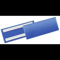 DURABLE Etikettentaschen blau A6, 50 St.
