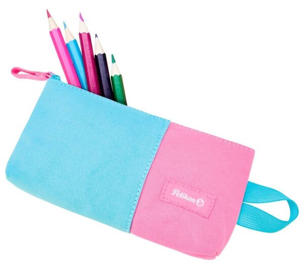 Pelikan Schlampermäppchen WOW pink/türkis, 16,0 x 21,5 cm
