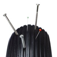 relaxdays Schubkarrenrad Vollgummi schwarz Stahl Felgen, Achse 2,0 cm
