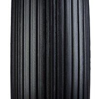 relaxdays Schubkarrenrad Vollgummi schwarz Stahl Felgen, Achse 2,0 cm