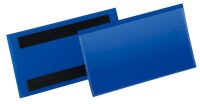 DURABLE Magnettaschen blau 15,0 x 6,7 cm, 50 St.