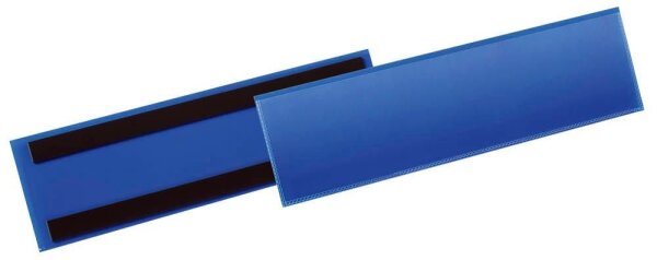 DURABLE Magnettaschen blau A6, 50 St.