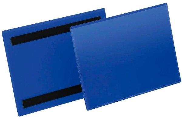 DURABLE Magnettaschen blau A5, 50 St.