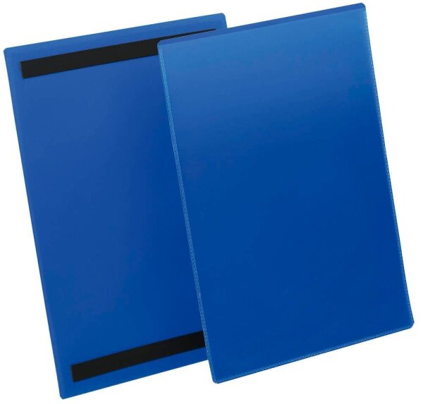 DURABLE Magnettaschen blau A4, 50 St.