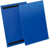DURABLE Magnettaschen blau A4, 50 St.