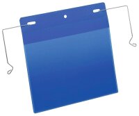 DURABLE Drahtbügeltaschen blau A5, 50 St.