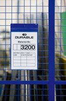 DURABLE Magnettaschen blau A4, 10 St.