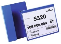 DURABLE Kennzeichnungstaschen blau A4, 50 St.