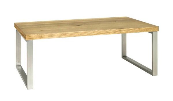 HAKU Möbel Couchtisch rechteckig MDF-Platte eiche 100,0 x 60,0 x 38,0 cm, 1 St.
