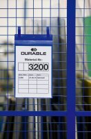 DURABLE Gitterboxtaschen blau A4, 50 St.