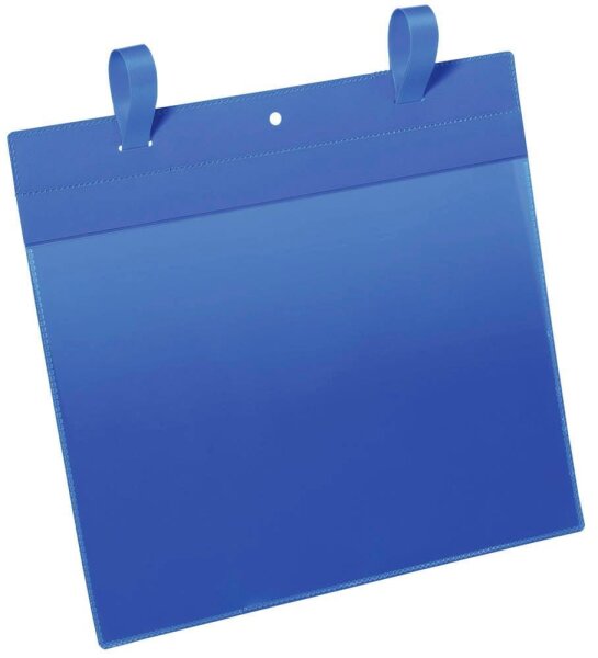 DURABLE Gitterboxtaschen blau A4, 50 St.