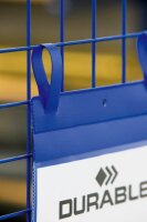 DURABLE Gitterboxtaschen blau A4, 50 St.