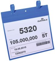 DURABLE Gitterboxtaschen blau A4, 50 St.