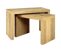 HAKU Möbel Beistelltisch Holz eiche 60,0 x 30,0 x 40,0 cm