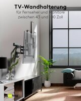 goobay TV-Wandhalterung Pro FULLMOTION (XL) schwarz