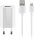 goobay Ladekabel mit Adapter schwarz, 12 Watt