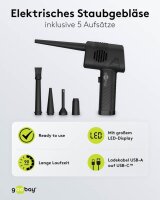 goobay Akku-Staubgebläse 46,8 W, mit 1 Akku