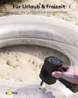 goobay Akku-Staubgebläse 46,8 W, mit 1 Akku