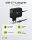 goobay Ladekabel mit Adapter schwarz, Kabellänge: 1,8 m, 65 Watt