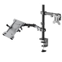 goobay Laptop-Monitor-Halterung 70815 schwarz für 1...