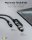 goobay 2in1 USB-Kabel 2in1 2,0 m silber, spacegrau, 1 St.