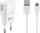goobay Ladekabel mit Adapter weiß, Kabellänge: 1,0 m, 5 Watt