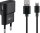goobay Ladekabel mit Adapter schwarz, Kabellänge: 1,0 m, 5 Watt