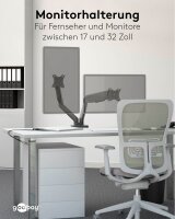goobay Monitor-Halterung 58531 schwarz für 2...