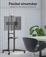 goobay TV-Ständer 59508 schwarz für Fernseher bis 50,0 kg, Bodenständer