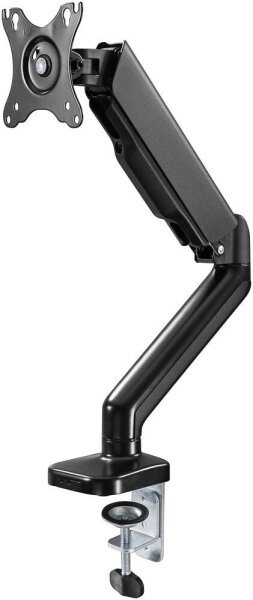 goobay Monitor-Halterung 58530 schwarz für 1 Monitor, Tischbohrung, Tischklemme