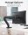 goobay Monitor-Halterung 58530 schwarz für 1 Monitor, Tischbohrung, Tischklemme