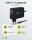 goobay Ladekabel mit Adapter schwarz, Kabellänge: 1,8 m, 90 Watt