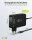 goobay Ladekabel mit Adapter schwarz, Kabellänge: 1,8 m, 90 Watt