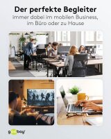 goobay USB-Hub Slim 4-fach grau